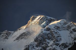 Ultar Peak Close up of  summit 